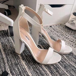 White Platform Heels